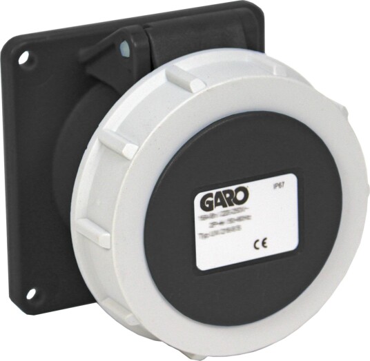 Garo Uiv 316-7 S Paneluttak IP67, 4-Polet, 16 A Svart, 7 H
