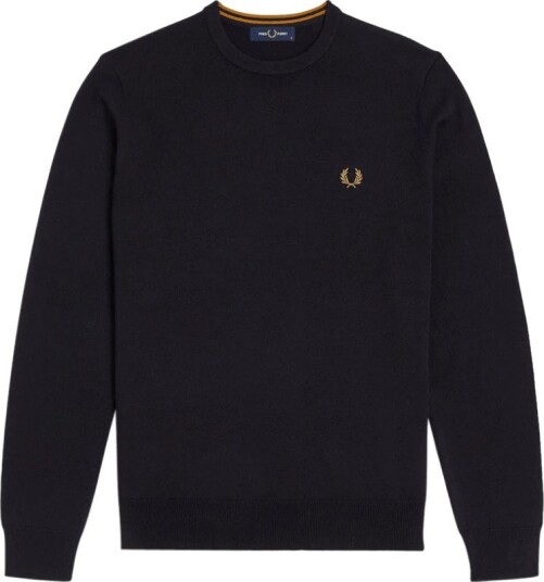 Fred Perry Classic C/N Jumper - Navy - XL