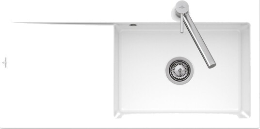 VILLEROY & BOCH SUBWAY STYLE 60 KJØKKENKUM C+ 100X51 CM HØYRE HVIT ALPIN