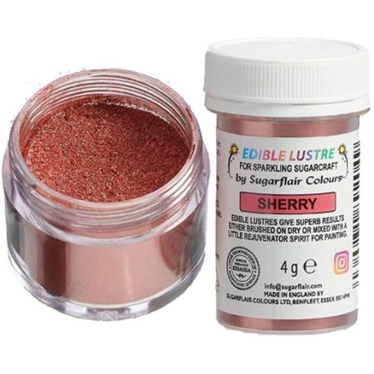 Sugarflair Spiselig Glitter Sherry 4g 