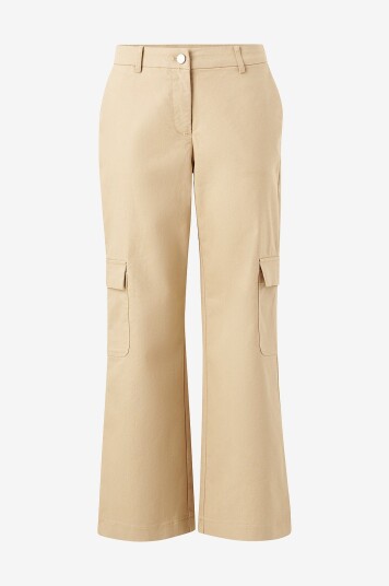 Vila - Cargobukser viCaroline Cargo Jeans - Beige