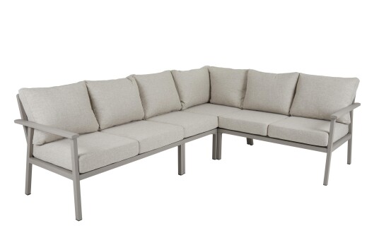 Brafab Samvaro sofagruppe Khaki med sand pute 2 st 2 seter ende hjørne & midtdel