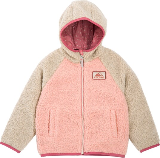 Viking Footwear Kids" Play Reversible Pile Jacket Pink/cement 110