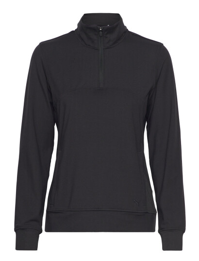 PUMA Golf W Cloudspun Isla 1/4 Zip - Black - XS