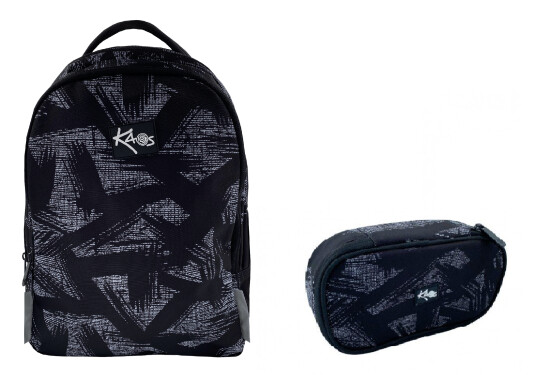 KAOS Backpack 2-in-1 36L & Pencilcase Raw