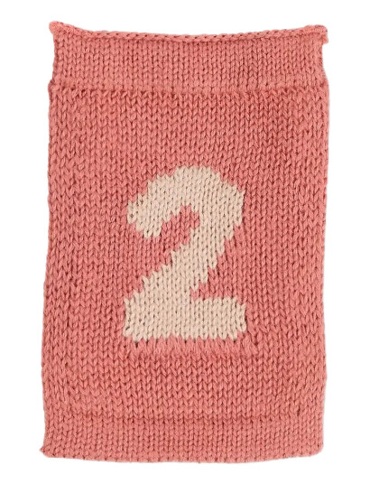 Smallstuff Strikket Flagg 2 Rose Pink One Size