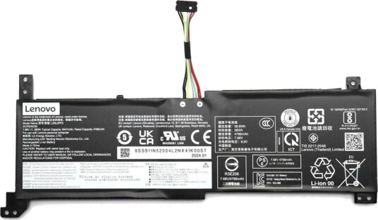 Lenovo Ideapad 38Wh 2-Cellers Lithium-Ion-Batteri 5B11N52033