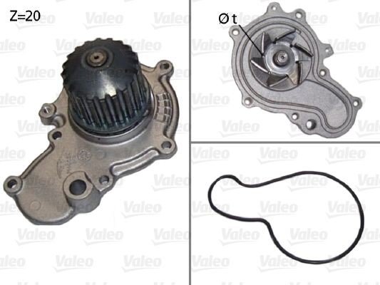 VALEO 506538 Vannpumpe