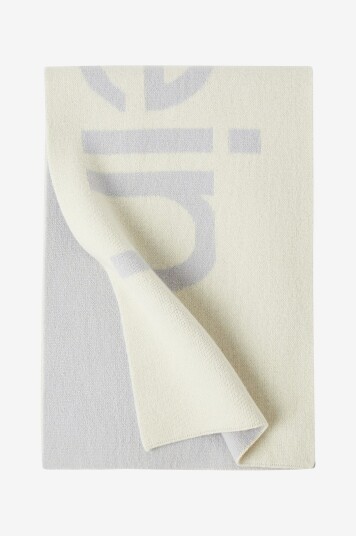 Calvin Klein Skjerf Two tone Knit Wool Mix HW Scarf Blå