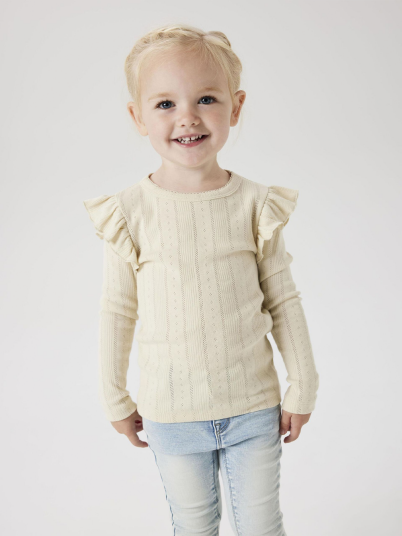Name It Julia Long Sleeve Slim Top Beige 92 Name It Julia Long Sleeve Slim Top Beige 92