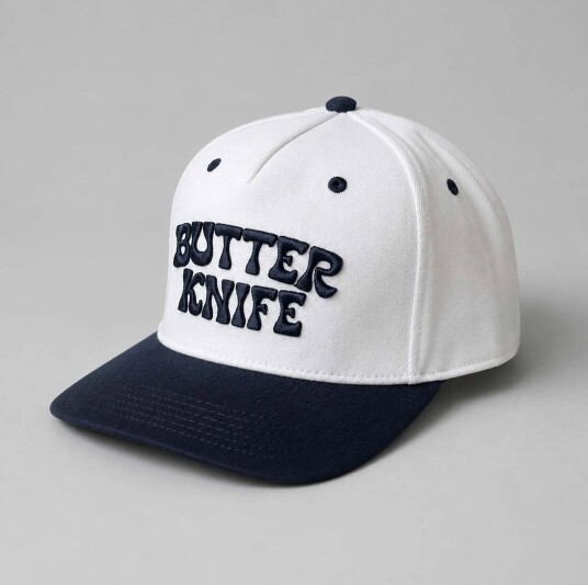 The Gimme Tour Cap Butter Knife Snapback Hvit Capser Off White The Gimme Tour Cap Butter Knife Snapback Hvit Capser Off White
