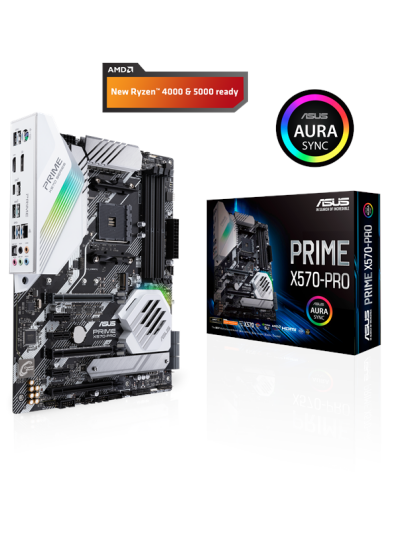 ASUS PRIME X570-PRO Hovedkort - AMD X570 - AMD AM4 socket - DDR4 RAM - ATX ASUS PRIME X570-PRO Hovedkort - AMD X570 - AMD AM4 socket - DDR4 RAM - ATX