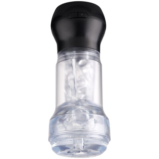 Kiiroo Feel Pocket Crystal & PowerBlow kombinert sugehette og masturbator Clear