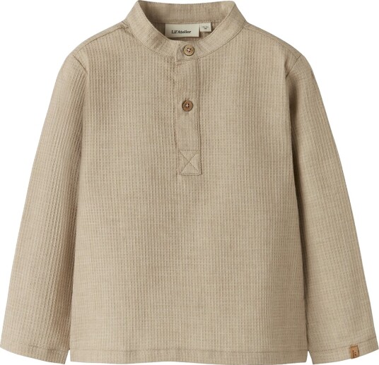 Lil"Atelier Nmmdasher Ls Loose Shirt Lil Brown 116 Lil"Atelier Nmmdasher Ls Loose Shirt Lil Brown 116