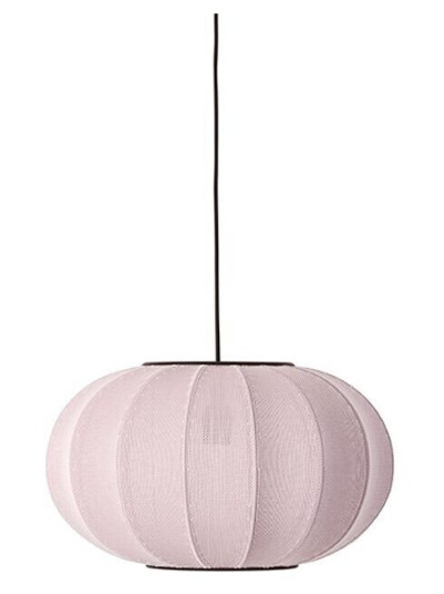 Made By Hand - Knit-Wit 45 Oval Pendel Light Pink