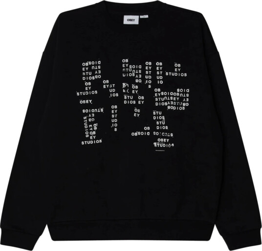 Obey Herre Gensere & Hettegensere Svart S,