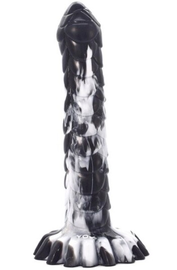 Nagal Dildo Black-White 25 cm