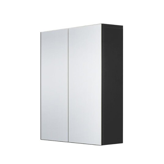 A-collection Fovere II Speilskap Svart Matt / 60cm A-collection Fovere II Speilskap Svart Matt / 60cm