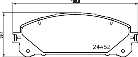 Bremseklosser HELLA 8DB 355 015-461