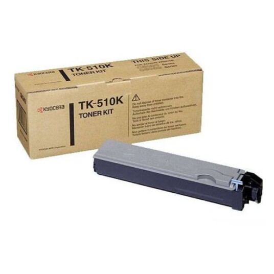 Kyocera TK-510 BK lasertoner - 1T02F30EU0 Original - Svart 8000 sider Kyocera TK-510 BK lasertoner - 1T02F30EU0 Original - Svart 8000 sider