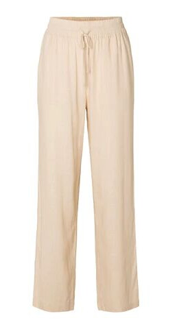 Selected Femme Viva-Gulia HW Long Linen Pant - Sandshell 40 Selected Femme Viva-Gulia HW Long Linen Pant - Sandshell 40
