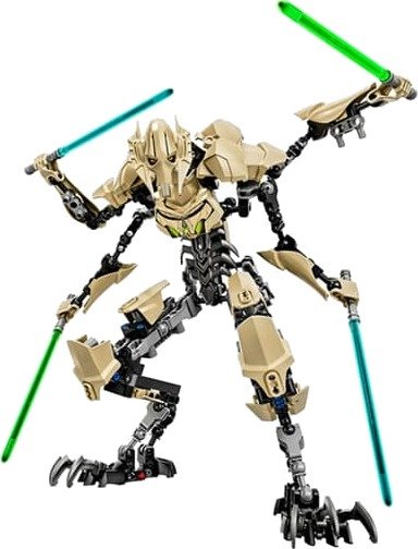Ny figur delikat Star Wars General Grievous Byggesett Action Leketøy for