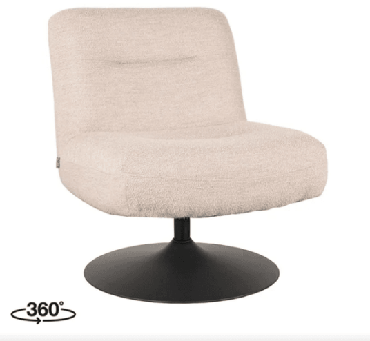 Trend Collection Eli Lounge Lenestol – Bouclé Natur Trend Collection Eli Lounge Lenestol – Bouclé Natur