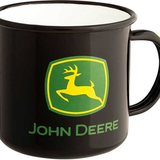 John Deere Emaljekopp 360 ml MCN000043209 Svart