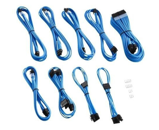 CableMod ModMesh RT-Series Strømkabelsett 0.7 m Formstøpt Rød