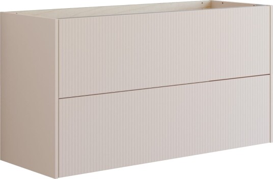 Dansani Inzo Classic Servantskap 2 Skuff B60 120xh64xd44cm Stripet / Sand Matt 120cm Dobbel