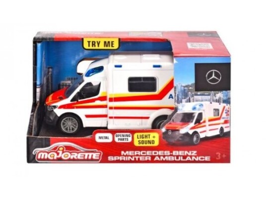 Majorette Grand Mercedes Ambulanse Ambulanse 12,5 Cm Majorette Grand Mercedes Ambulanse Ambulanse 12,5 Cm