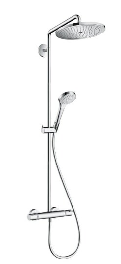 Hansgrohe Croma Select S Showerpipe 280 1jet - Takdusjsett med termostat