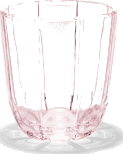 Holmegaard Lily vannglass 32 cl 2-pakning Cherry blossom