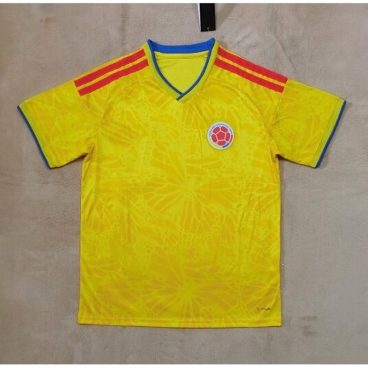 2026 World Cup Ny Ankomst Colombia Hjemme Barn Fotballdrakt Varmtselgende Fotballtrøye størrelse S
