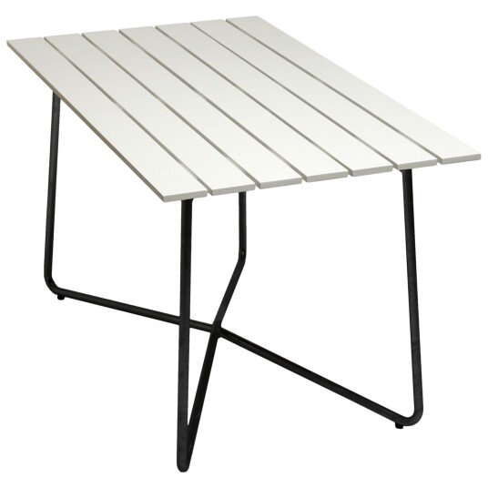 Grythyttan Stålmöbler Grythyttan Stålmöbler B25A Bord White lacquered Eik / Sort
