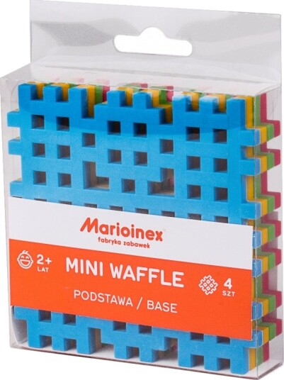 Marioinex Mini Waffle Startsett 4 stk Ulike Farger