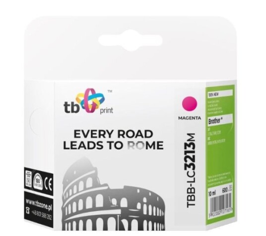 Tb Print Tbb-Lc3213m 10 Ml 600 Sider 1 Stykker Enkeltpakke