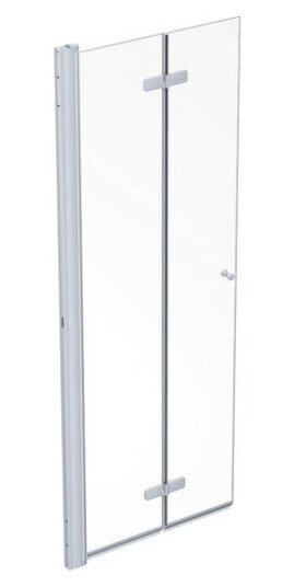 Ifö Showerama foldedør 70x200 cm, sølv/klart, venstre