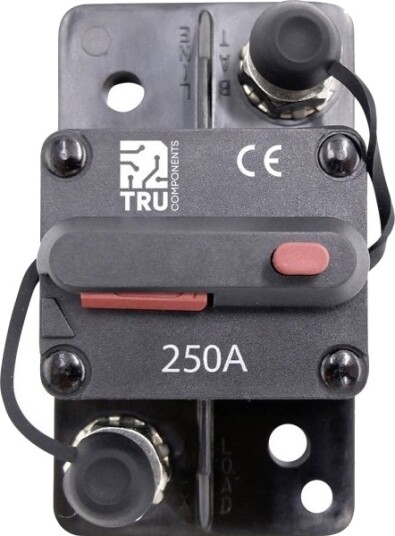 Tru Components Tc-13596612 Automatsikring 250 A Sort 1 Stk