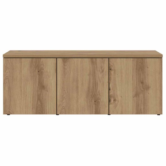  TV-benk artisan eik 80x34x30 cm konstruert tre 8721158435385