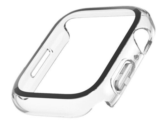 Belkin Temperert Kurve Beskyttende Deksel for Apple Watch 45/44 mm - Sort Polykarbonat