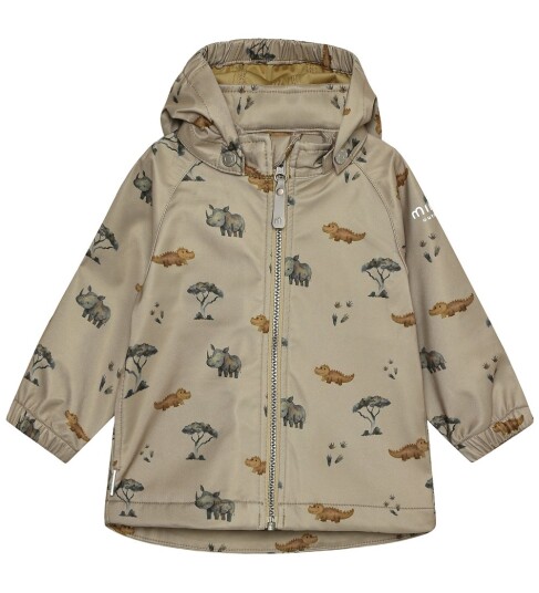 Minymo Softshell Jacket Aop Beige 104