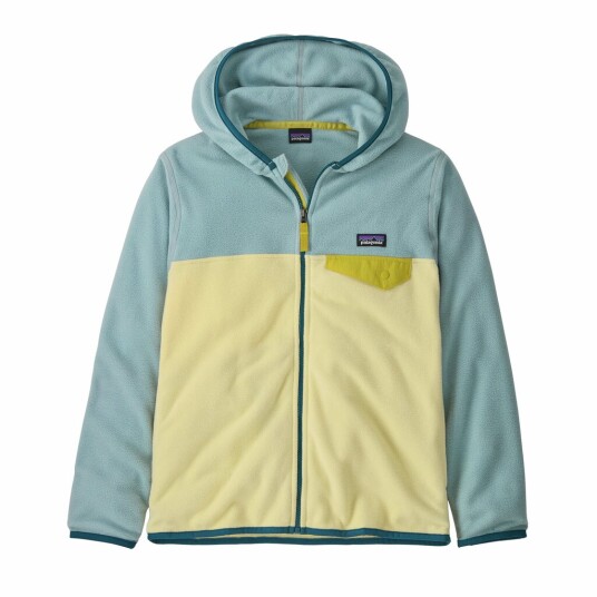 Patagonia Kids Micro D Snap T Jacket Buttercup Yellow M 10år