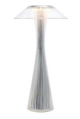 Kartell Space Utendørs Bordlampe Krom