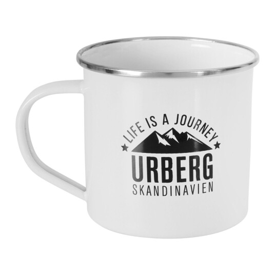 Urberg Emaljmugg 340 Ml Bright White One Size OneSize Urberg Emaljmugg 340 Ml Bright White One Size OneSize
