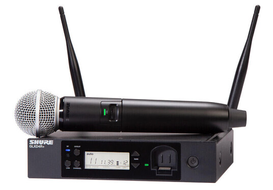 Shure Glxd24r+ Vokalsystem Med Sm58 2.4 / 5.8 Ghz Rackmonterbar Shure Glxd24r+ Vokalsystem Med Sm58 2.4 / 5.8 Ghz Rackmonterbar