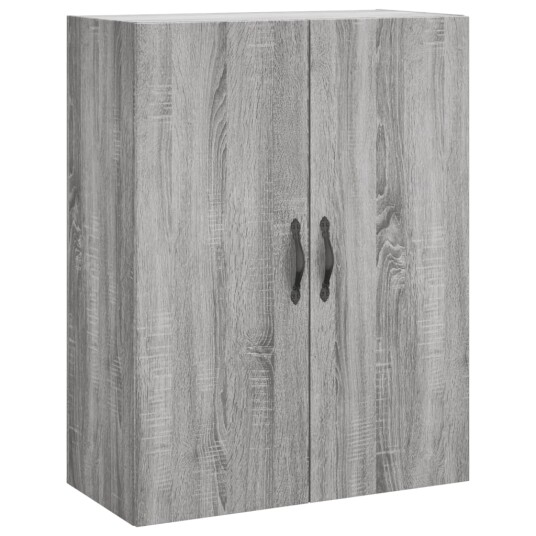 vidaXL Highboard grå sonoma 69,5x34x180 cm konstruert tre 8720845475093