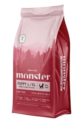 Dog Grain Free Puppy L/Xl Lamb/Duck 12 kg