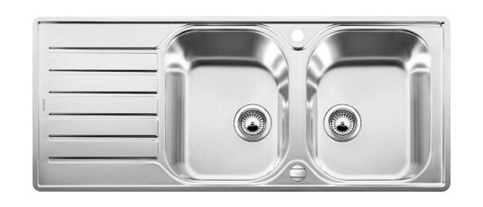 Blanco Lantos 8S-IF Compact MX kjøkkenvask 116x50 cm, rustfritt stål Blanco Lantos 8S-IF Compact MX kjøkkenvask 116x50 cm, rustfritt stål