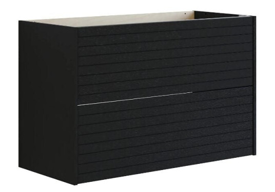 Dansani Inzo Lamel Servantskap 2 Skuff B60 120xh64xd44cm Eik Noir / 100cm